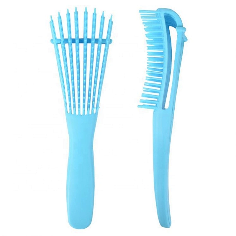 Small MOQ wet octopus hair extension care plastic detangling salon hairdressing vented hairbrush detangle