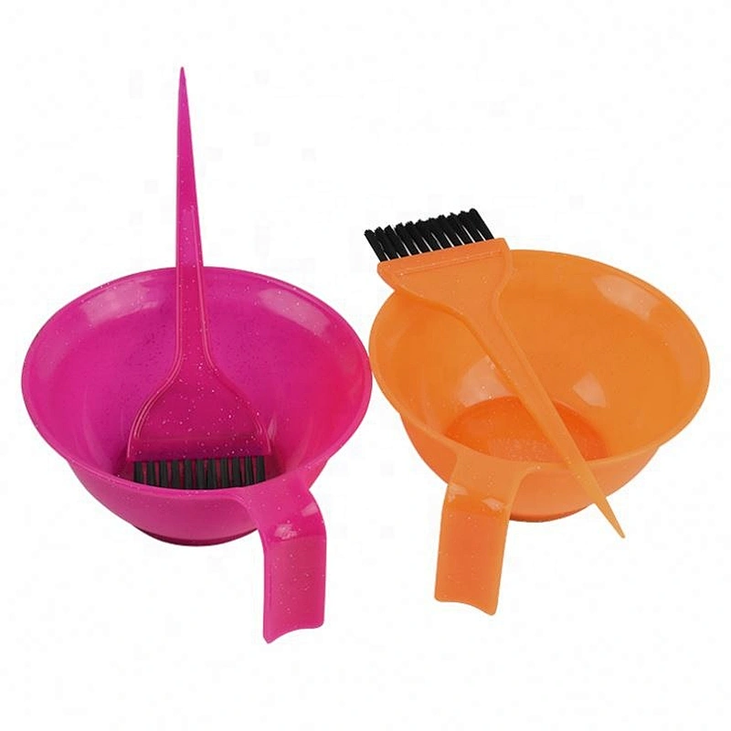 Factory price Purple Glitter Hair Dye Tint Bowl Color Mixing Bowl salon Hairdresser Coloring Bowl