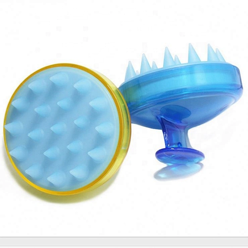 Soft Silicone Bristle Bath Shower Shampoo Head Scalp Massage Brush