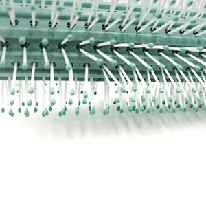 Yaeshii New Boar Bristle electroplating Paddle Hair Brush Salon Hairdressing Oval Comb For Scalp Massage In Gold And Silver