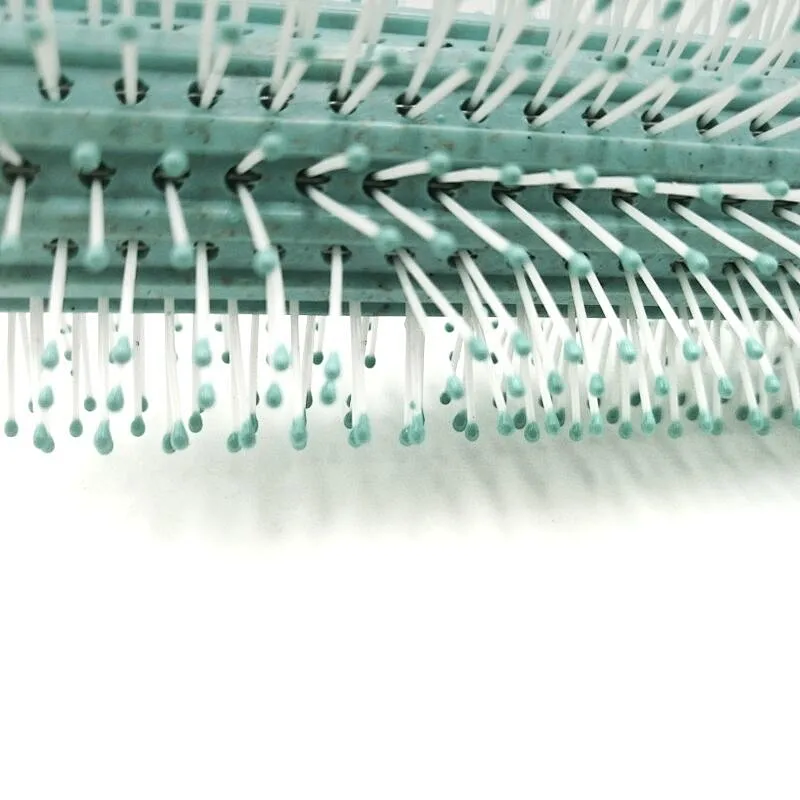 Yaeshii New Boar Bristle electroplating Paddle Hair Brush Salon Hairdressing Oval Comb For Scalp Massage In Gold And Silver