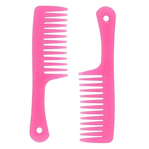 Custom Logo Large size acetate wide Tooth Barber Use Plastic Hair Detangling styling Comb