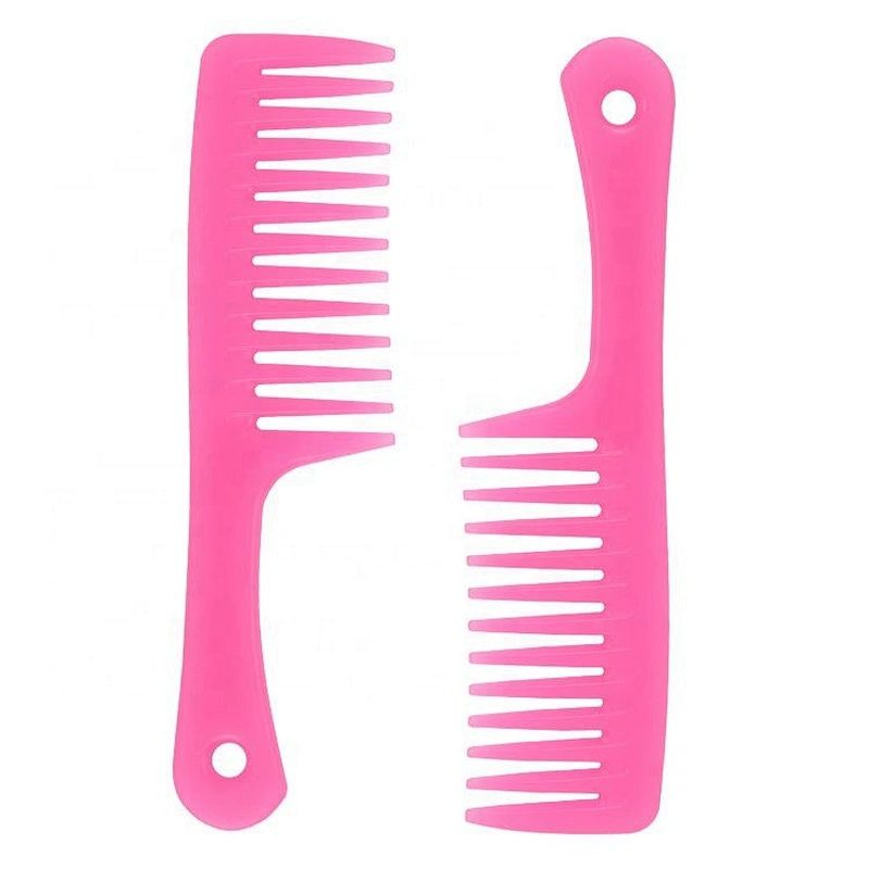 Custom Logo Large size acetate wide Tooth Barber Use Plastic Hair Detangling styling Comb