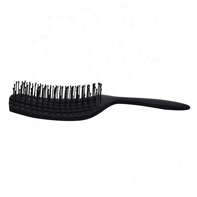 New design plastic  integrated convenient and practical detangling hair brush for salon