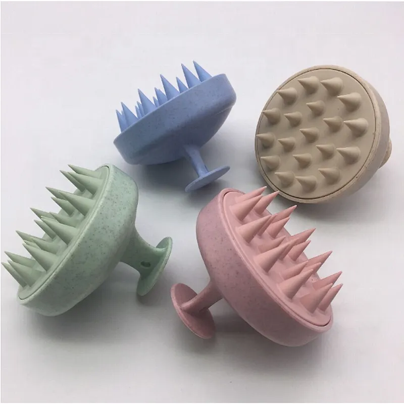 Wholesale Silicone Shampoo Massage Hair Scalp Comb Brush