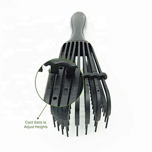 Professional Women Afro Detangling Hair Brush For Black Natural Kinky Wavy Curly