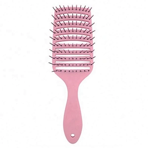 2020 Hot Selling Matte Finish Wide Curved Vent Detangling Hair Brush