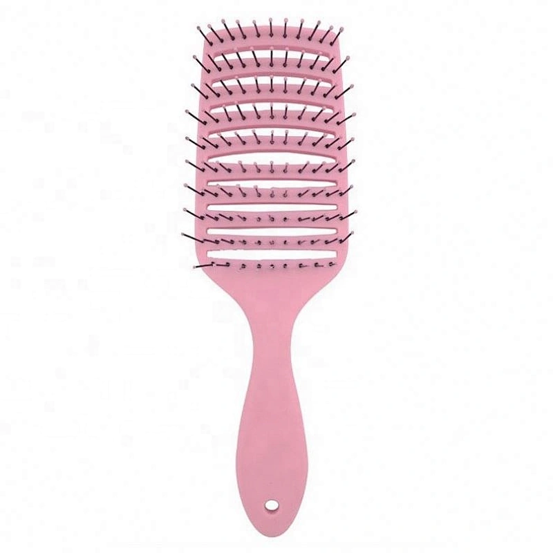2020 Hot Selling Matte Finish Wide Curved Vent Detangling Hair Brush