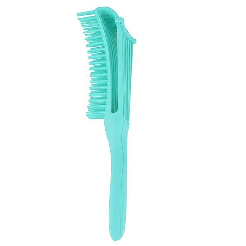 PVC box set octopus shape 8 lines air wave brush for hair fast drying plastic flexible hairbrush detangle