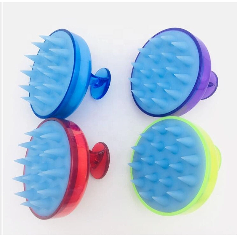 Wholesale Customized Logo Silicone Shampoo Hair Scalp Massage Brush