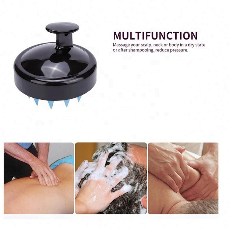 2021 Salon Massager Comb Hair Shampoo Brush Massage Scalp Silicone