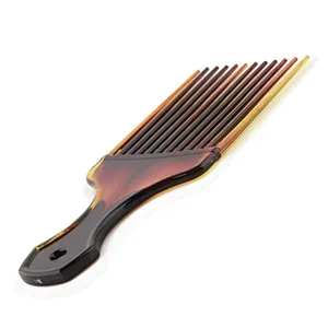 Xinlinda brand hot selling durable amber Customized Logo Colors Afro head massage beard comb