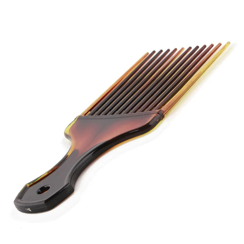 Xinlinda brand hot selling durable amber Customized Logo Colors Afro head massage beard comb