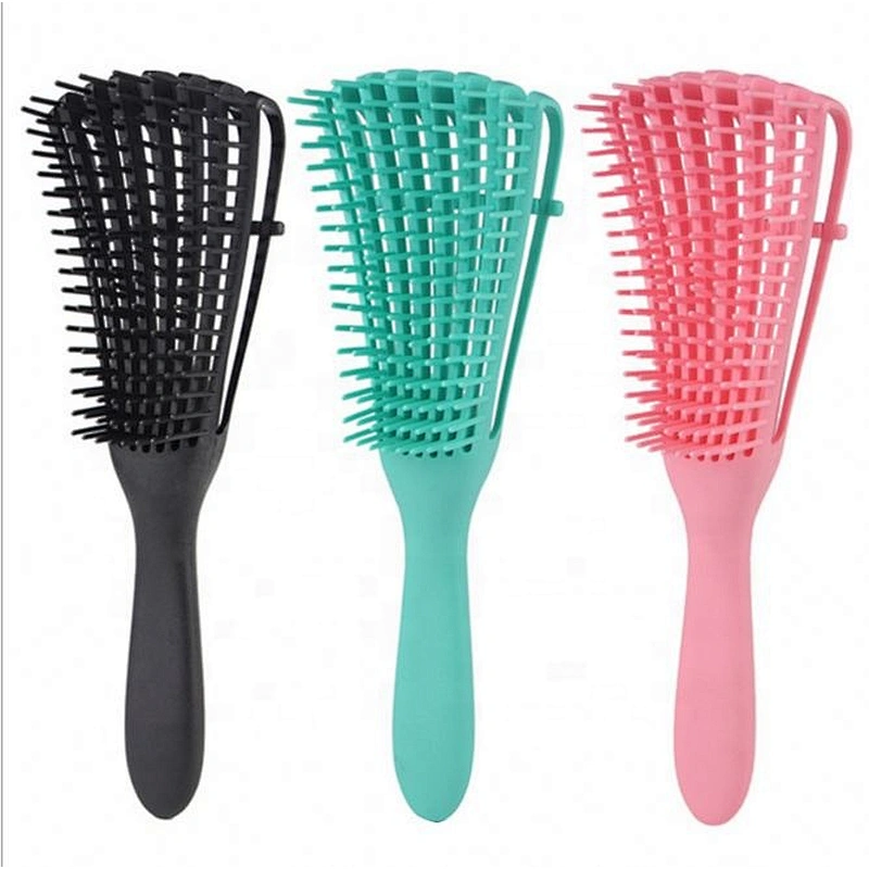 Wholesale Curve Fast Drying Octopus Brush 8 Rows Vent Anti-Static Scalp Massage Detangling Hair