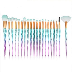 2020 Hot Selling 20Pcs Sets Colorful Eye Makeup Brush Diamond Brushes Set