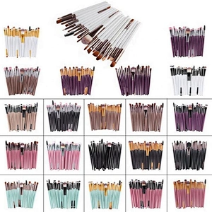 M259 20pcs Professional Makeup Brushes Kit Set Powder Eyeshadow Eyeliner Lip Brush Flat Brush Face BLUSHER Plastic