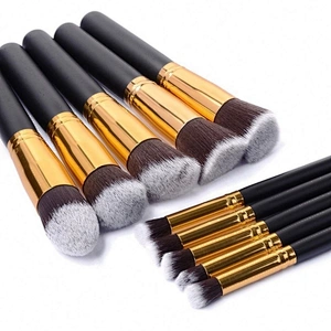 Shopify Service 10 PCS/Set Beauty Powder Eye Shadow Cosmetic Makeup Brushes Set Large Stock