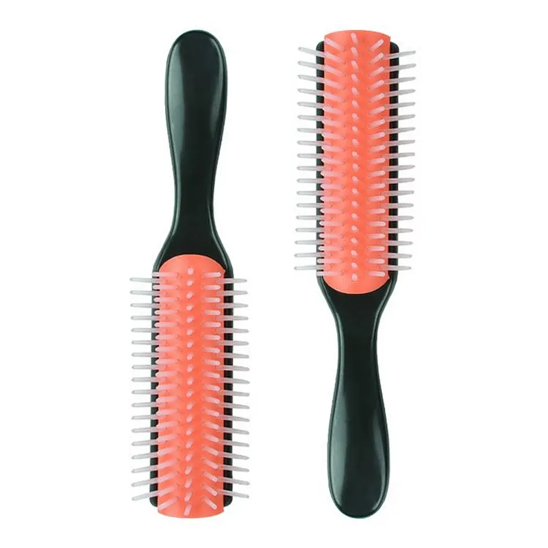 Factories Direct Detachable 5-Row Removable Straight Detangling Simple Denman Hair Brush