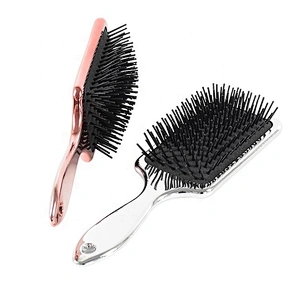Women Hair Scalp Massage brush  Bristle & Nylon Hairbrush Wet Curly Hair Brush for Salon Hairdressing tools