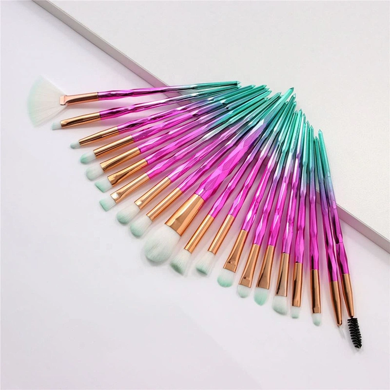20Pcs Makeup Brushes Set Beauty Make Up Tool Cosmetic Powder Foundation Blending Eye Shadow Eyebrow Eyelash Brush