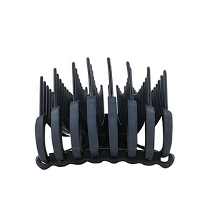 Black Personalized cheap wet detangling detachable curve vent fast drying hair brush