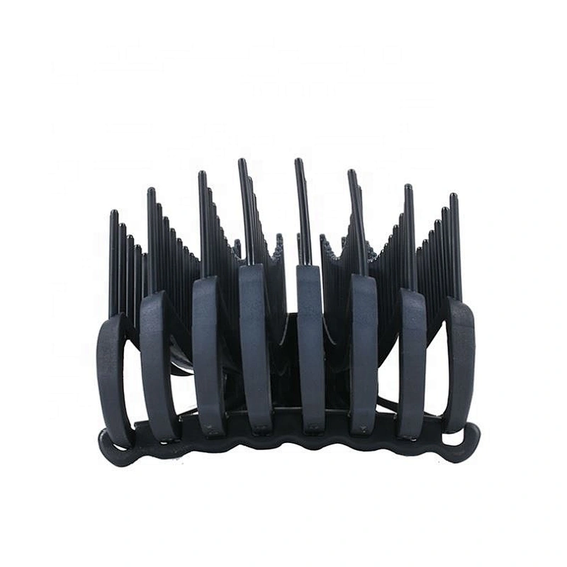 Black Personalized cheap wet detangling detachable curve vent fast drying hair brush