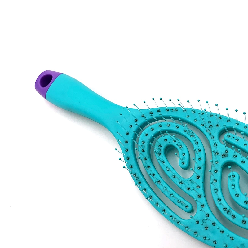 New Design Flexible Quick Self Cleaning Magic Hair Brush, Detangle Brush Eco-friendly Material Waterproof
