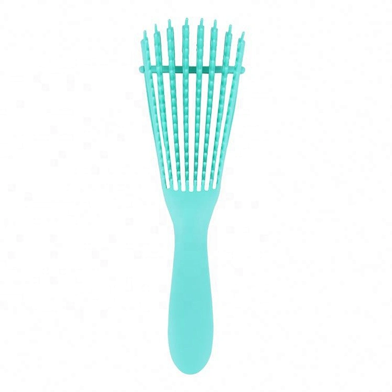 Plastic octopus shape wig brushes hair extension adjustable personal label detangling hair brush wet