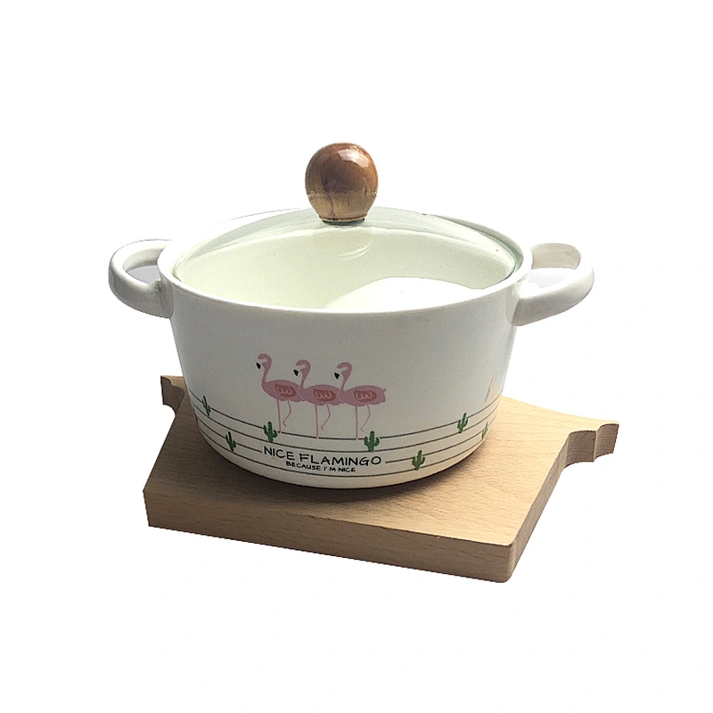 Factory price New design Irregular custom size cheap pot wooden coaster set