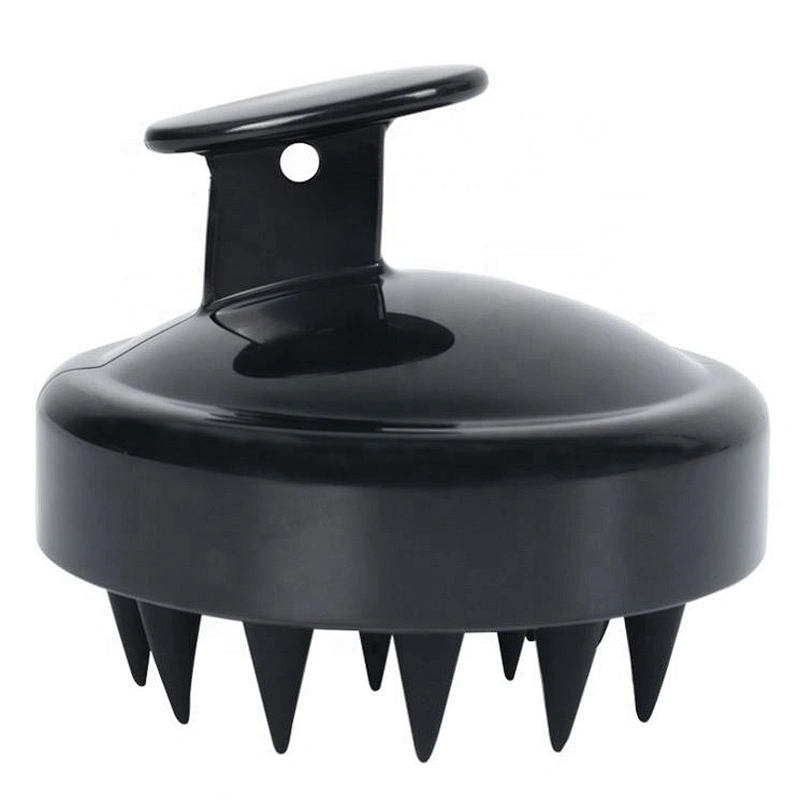 Popular Good Selling Soft Silicone Mini Handheld Hair Scalp Massager Brush Shower Shampoo Brush