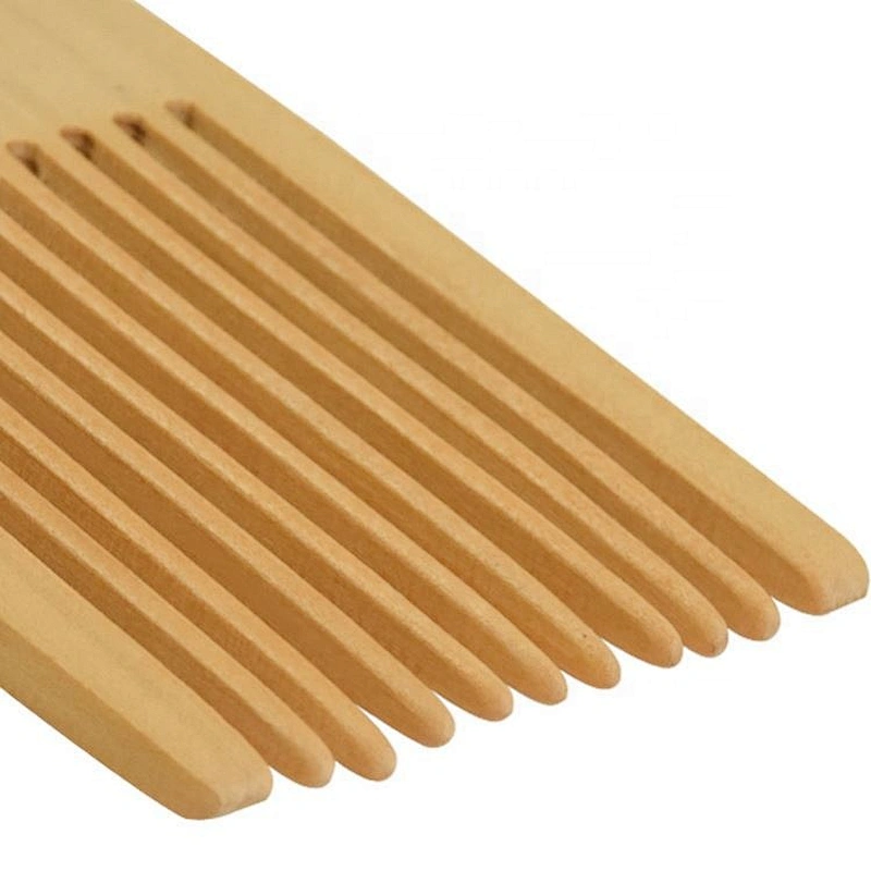 Afro wave big teeth straightening flat comb hairdressing styling tools barber wooden hair comb
