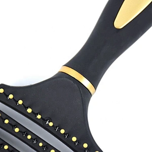 Fashional italy styling curved vent hair brush light drying fast curly ladies hair brush