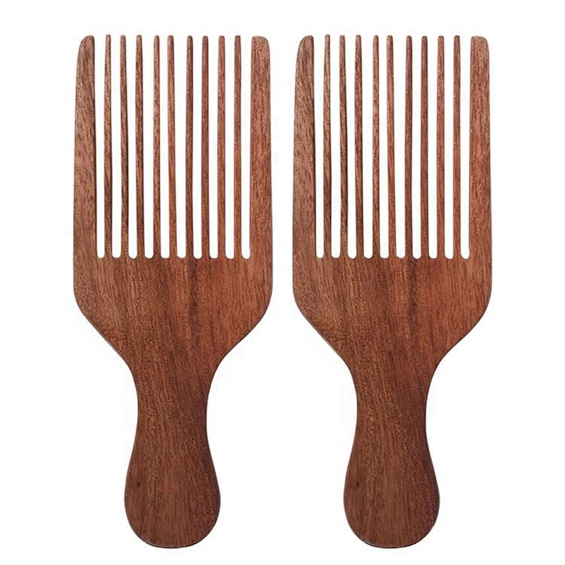 Professional unique salon use wedding comb high quality wholesale wooden long tooth afro comb