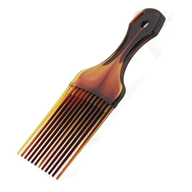 Xinlinda brand hot selling durable amber Customized Logo Colors Afro head massage beard comb