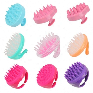 Silicone Scalp Massage Brush, Hair Shampoo Brushes