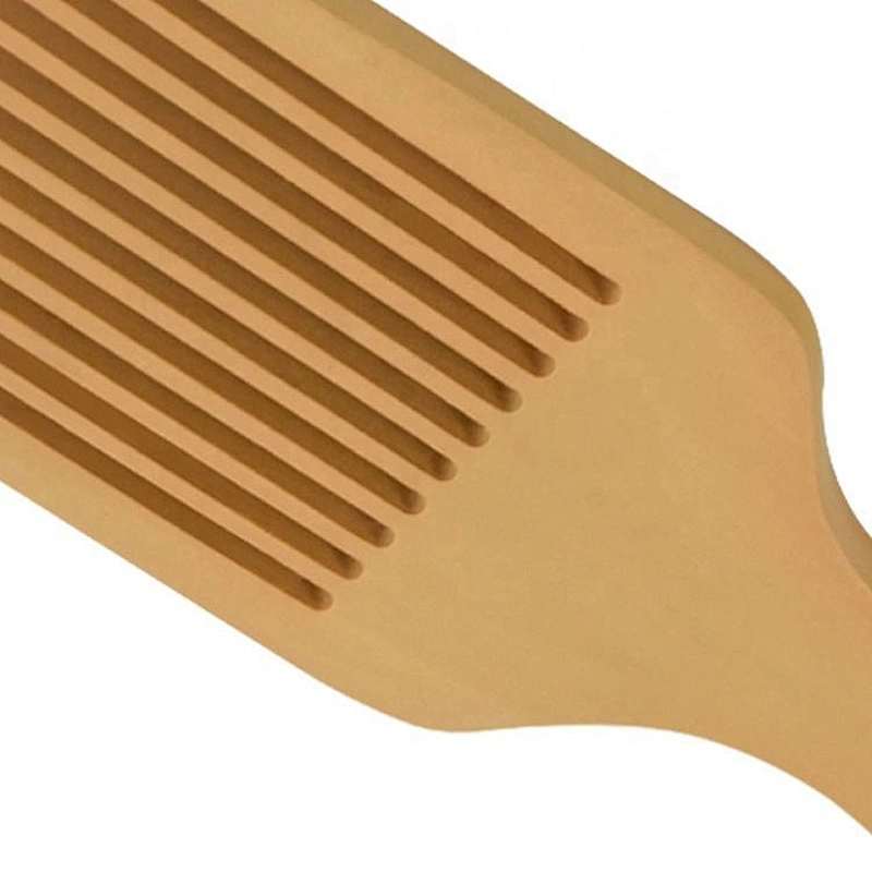 Factory direct sale customized logo provide disposable scalp massage wood detangling comb