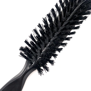Customized High Quality Plastic Curved Comb Vent Hair Brush Detangling Hair Brush