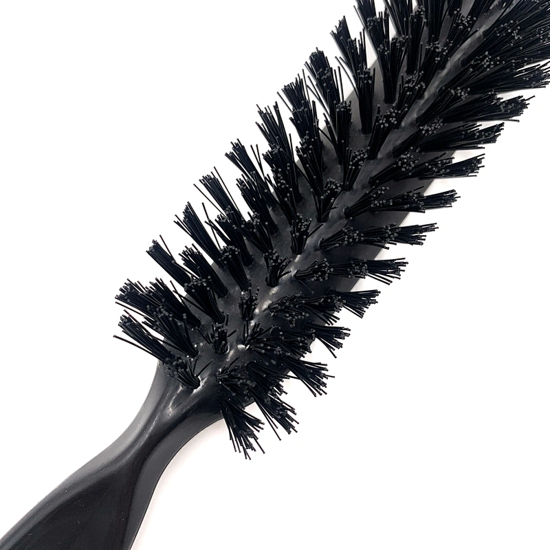 Customized High Quality Plastic Curved Comb Vent Hair Brush Detangling Hair Brush