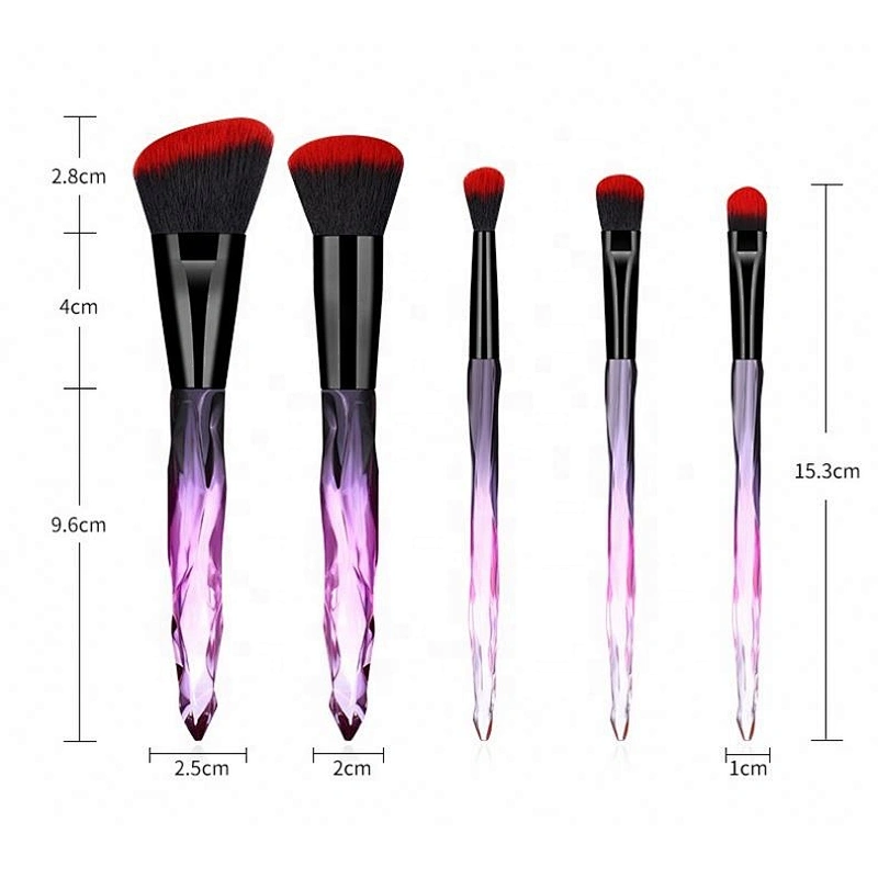 Cosmetic Brush 5 Pcs Set Make Up Tool Professional Women's Makeup Powder