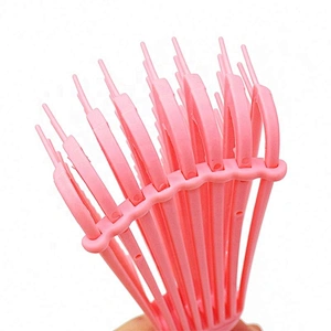 Wholesale Women's Detangling Hair Brush Plastic Handle Vented Eight Rows Octopus Comb Spare Ribs Dryer