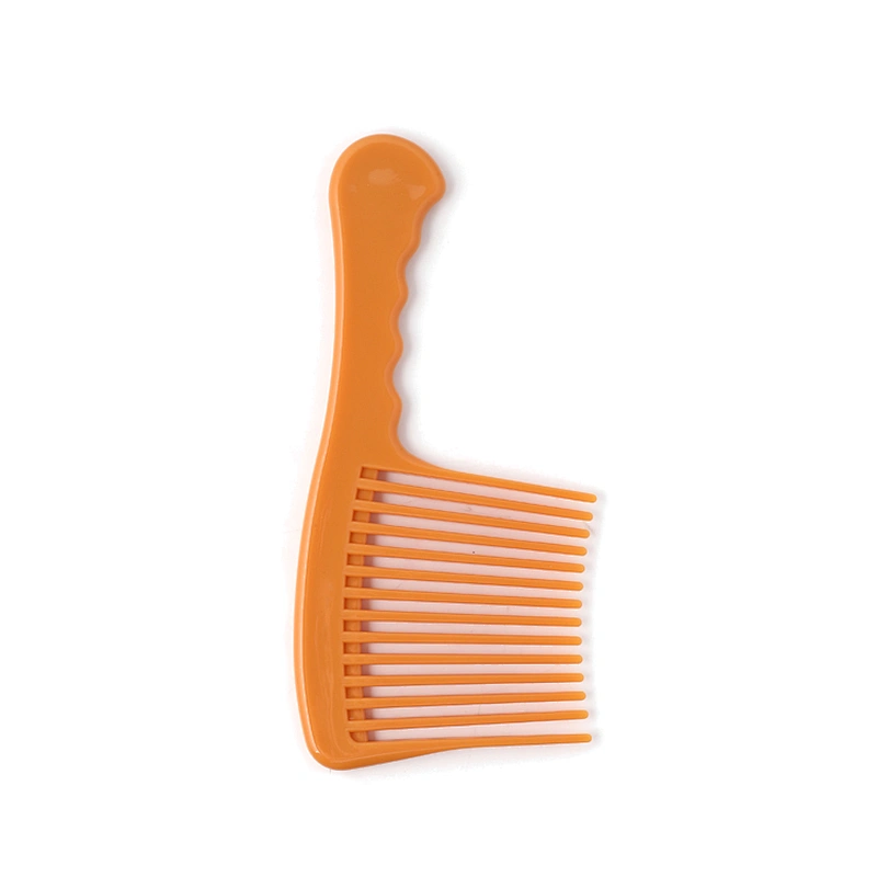 Xinlinda brand plastic extra large wide teeth salon orange hair comb