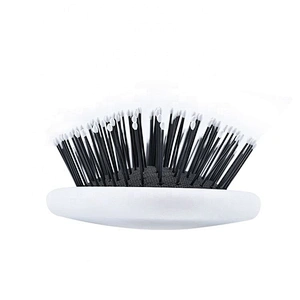 Professional soft comfortable customized color logo plastic hairbrush wet hair brush