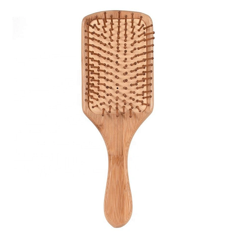 Eco-Friendly Bamboo Detangling Massage Wood Hair Comb Brush