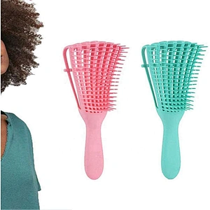 Best Private Logo Wet Afro Detangle Comb Detangling Hair Brush For Curly