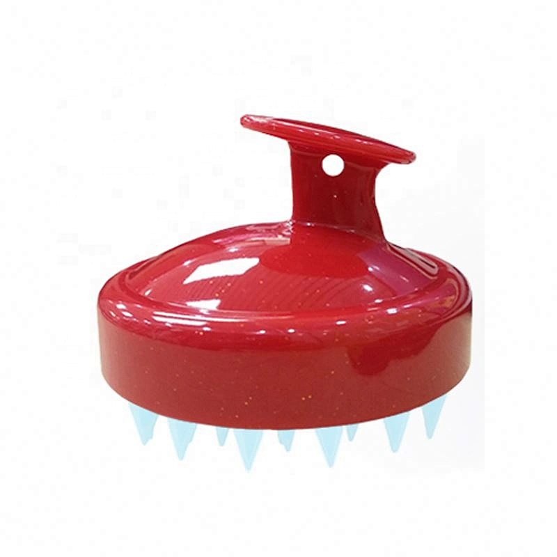Salon Hair Home Shampoo Bath Massage Scalp Silicone Brush