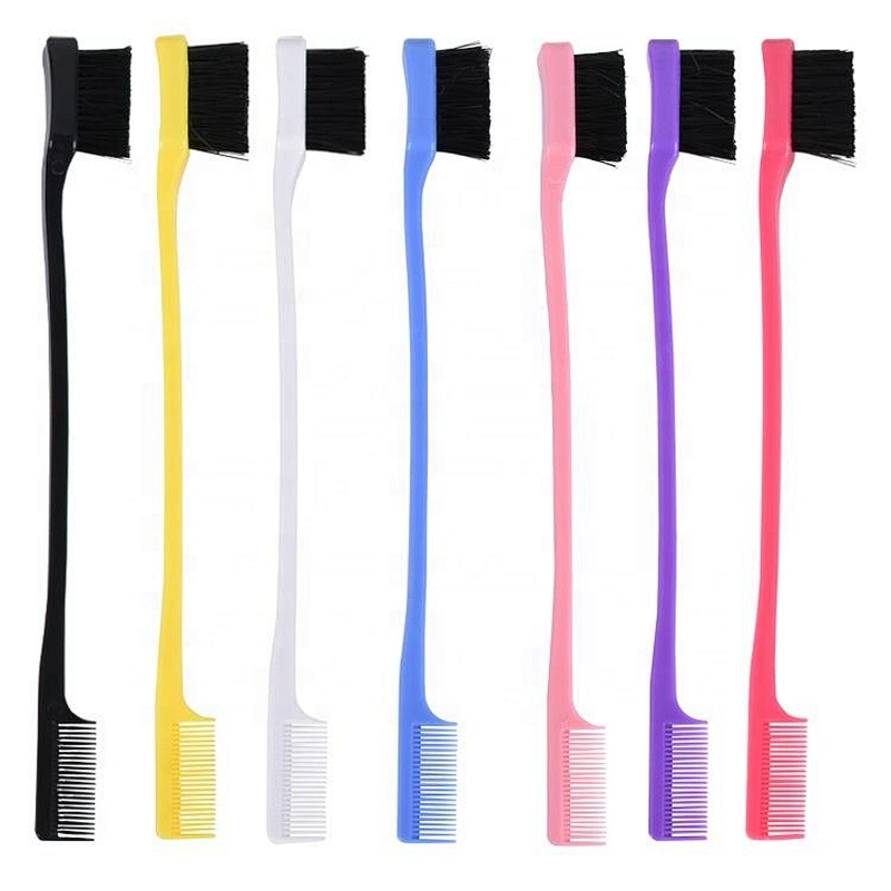 Private Label Edge Control Brush Makeup Brushes multi-funtion comb Eyebrow Brush