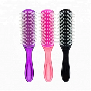 Wholesale Customized Logo Abs Detangling Vent Shower Hair Brush For Curly Thick Straight