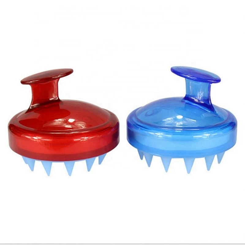 Soft Silicone Bristle Bath Shower Shampoo Head Scalp Massage Brush