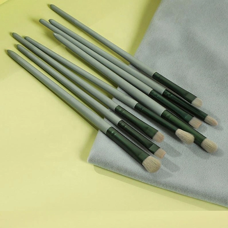 Private Label Makeup Brush Set Custom Foundation Fan Brush Eye Shadow Shaving Brush Flat Brush Smudge Brush Face Concealer