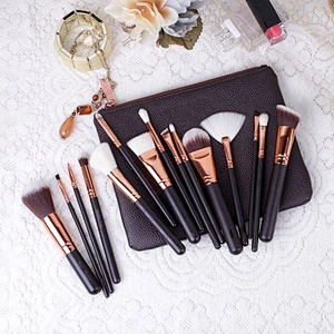 Wholesale New Style Cosmetics Lady Makeup Tools Brushes With Pu Bag Professional Brush Set -Mbbrush 0001